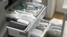 Mueble portafregadero con cajn interior - Cubos para utensilios de cocina y recolectores de basura